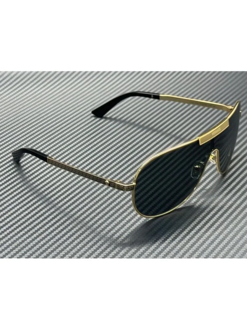 New Versace Men Gold Sunglasses 70-20-140